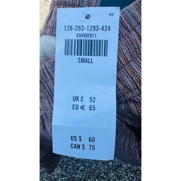 🌈 NEW Abercrombie & Fitch Striped Casual Shorts Size Small Y2K Cottagecore - Picture 3 of 4